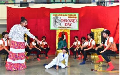 Tagore Day Celebrated At Mukand Lal Public School 